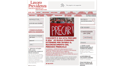 Desktop Screenshot of lavoroprevidenza.com